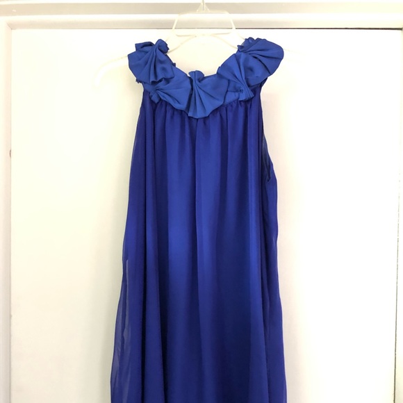 Royal Blue Boutique Dress Size 4 - Picture 2 of 5